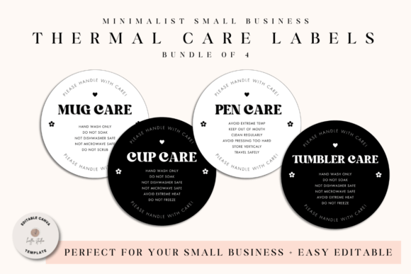 Care Labels Bundle for Small Business: The Digital Solution for Modern Branding