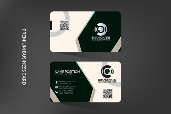 Clean Dark Business Card Template: A Premium Tool for Professional Identity