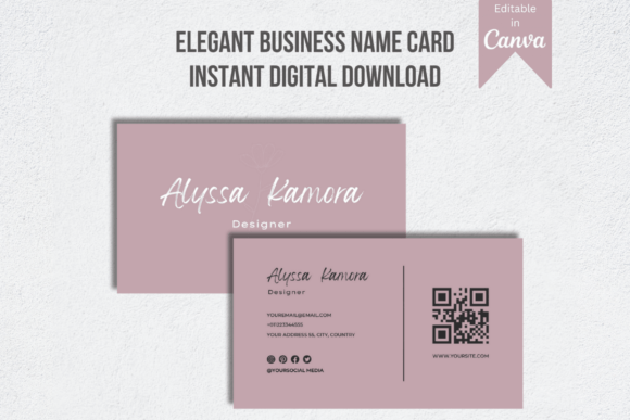 Elegant Business Name Card