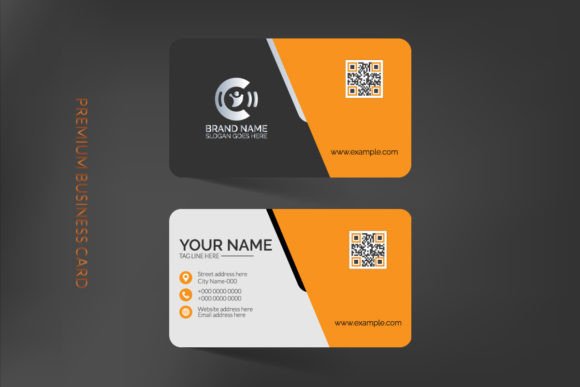 Elevate Your Professional Image with the Modern Yellow Business Card