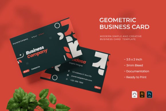 Geometric - Business Card for Modern Branding