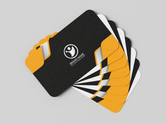 Modern Yellow Business Card Design: Elevating Your Professional Presence