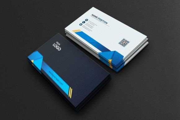 Stylish Unique Business Card Design for Professionals
