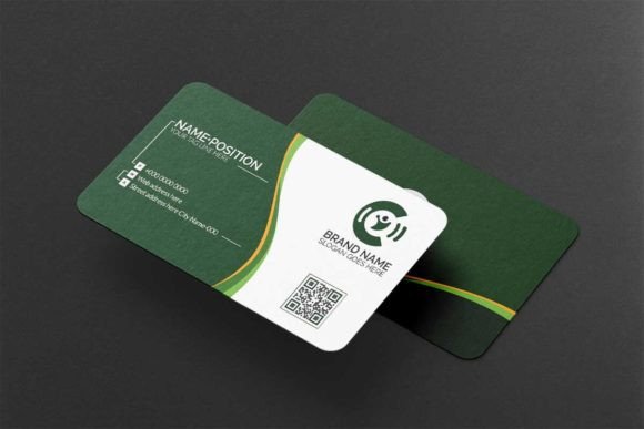 Unlock Professional Identity with the Premium Green Business Card Template